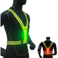 Reflective Safety Vest with LED Light